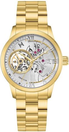 Heritor August Automatic Silver Dial Mens Watch HERHS4804