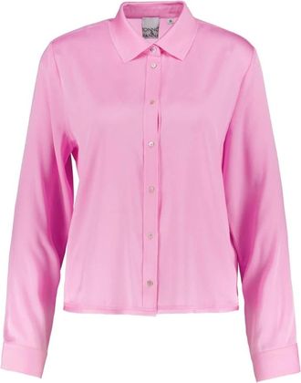 Emily van den Bergh Dames, Blouses & Shirts, Roze, Maat: XS Viscose