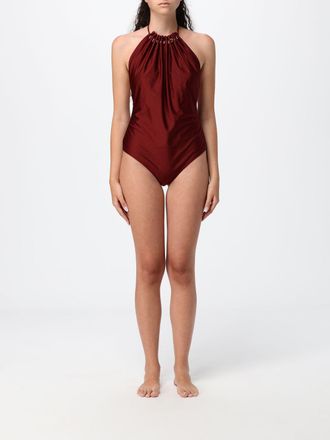 Zimmermann Costume da bagno intero Square con scollo allamericana e lacci