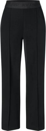 Cambio Wijde broek - Dames - Straight fit broeken - Zwart - 2XS - Broeken