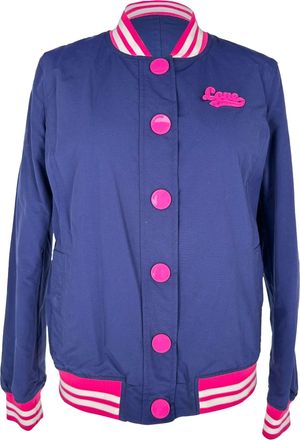 Moschino Love Moschino Bomber Jacket in Navy Blue Polyester