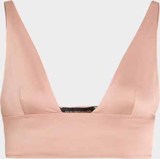 Kiki De Montparnasse Liquid Contour Viscose Longline Bra