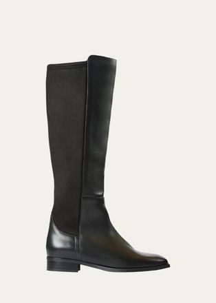 Aquatalia 25mm Sabrena Waterproof Leather Knee-High Boots