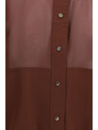Brunello Cucinelli Womens Shirt Cotton Organza Mulberry Sweatshirts Sweater
