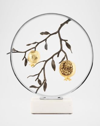 Michael Aram Pomegranate 14 Moongate Sculpture