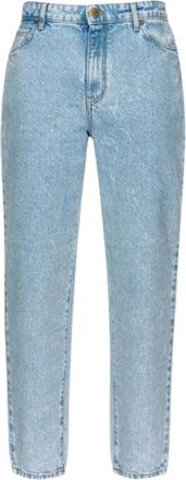 Pinko Straight Jeans - Dames - Slim Fit Jeans - Blauw - W26 - Denim - Jeans