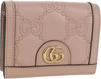 Gucci Pre-owned Wallets, female, Pink, Size: ONE SIZE Pre-owned Vintage GG Canvas Wallet