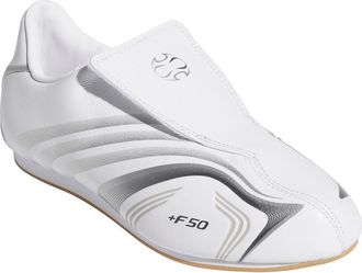adidas Taekwondo F50 Shoe in White/Silver Met/Iron Met at Nordstrom, Size 6.5
