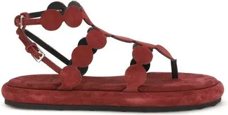 Pierre Hardy Brown Calf Leather Bos Taurus Platform Womens Sandals