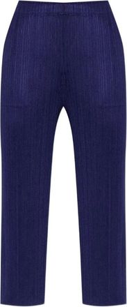 Issey Miyake Mujer, Pantalones, Azul, Talla: M