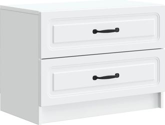 vidaXL Armario De Noche 62 X 34,5 X 44,5 Cm Madera De Ingenier&iacute;a Vidaxl