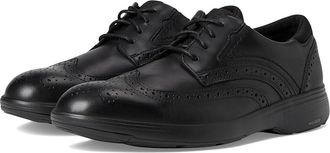 Rockport Noah Wing Tip Mens Lace-up Boots Black : 7.5 W (EE), Leather/Rubber