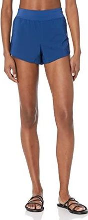 Baleaf Short De Bain Pour Femme Taille Haute De 12,7 Cm - Contrôle Du Ventre - Short De Plage, Bleu Eau, S