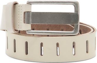 Free People We the Free WTF Jona Leather Belt in Mineral at Nordstrom, Size Small