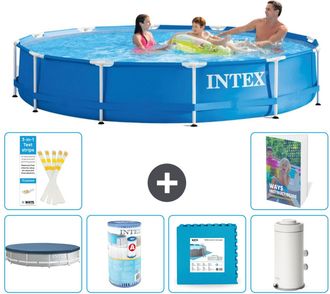 Intex Piscina Con Estructura Redonda - 366x76 Cm - 7-piezas S80