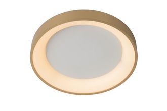 Lucide VIDAL Dimmable Stylish Indoor Decorative LED Flush Ceiling Light in Gold
