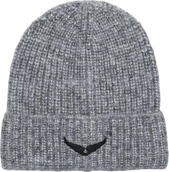 Zadig&Voltaire Beanie X60499 - Dames - Hoeden - Grijs - ONE Size - Accessoires