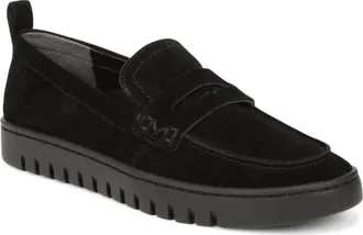 Vionic Womens Uptown Shoes In Black Suede