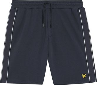 Lyle & Scott Korte Broeken, Heren, Blauw, 2Xl, Mid Bottoms Tape Shorts