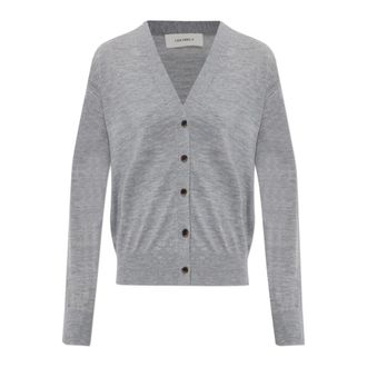 Lisa Yang Cashmere Knitwear, female, Gray, Size: XS Cia Cardigan