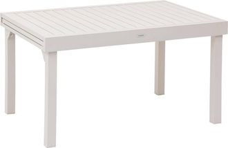 Hesperide Hesperide - Mesa De Jard&iacute;n De Barro Extensible Piazza, 10 Plazas, De Aluminio Con Revestimiento Epoxi - Hesp&eacute;ride