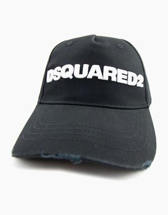 Dsquared2 Mens Dsquared2 Dsquared Bold Cap Black/white - Black/Multi - Size: OS