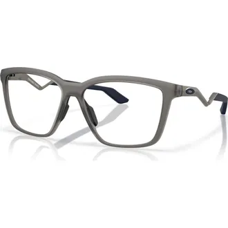 Oakley 55mm Square optical glasses in Grey at Nordstrom