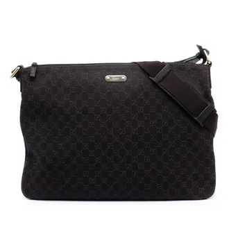 Gucci Pre-owned Gucci GG Denim Crossbody 190628 204046