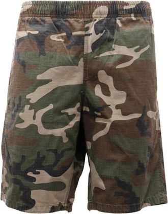 Element Casual Shorts, male, Multicolor, XL, Camouflage Cotton Shorts with Ripstop Model