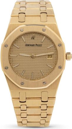 Audemars Piguet Pre-owned Audemars Piguet Royal Oak Quartz Champagne Dial Ladies Watch 2681