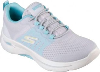 Skechers Womens Go Walk Arch Fit Cosmic Lights Sneakers In Gray Multi