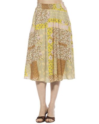 Alexia Admor Kliene Linen-Blend Skirt