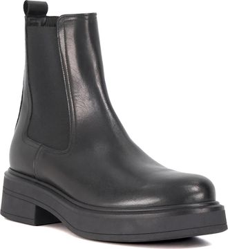 Dune London Womens Ladies Palomie - Leather Chunky Sole Chelsea Boots - Black - Size UK 4