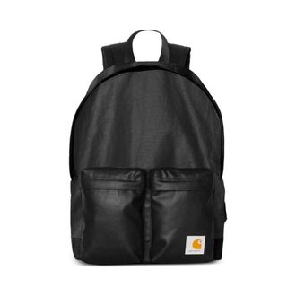 Carhartt Work in Progress Carhartt Wip, Backpacks, unisex, Black, Size: ONE SIZE Black Silk & Nylon Bags