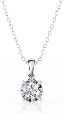 Grown Brilliance 1/2 Carat Solitaire Lab Grown Diamond Pendant Necklace for Women