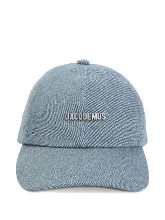 Jacquemus Light Blue Textured Baseball Hat