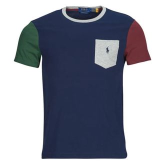Polo Ralph Lauren Color-Blocked Pocket T-Shirt, Size Large