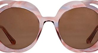 Ted Baker Womens Ted Baker Womens Aurora Sunglasses in Marbled Pink