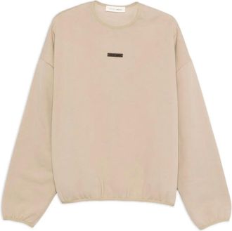 Fear of God Sweater met logoplakkaat - Beige