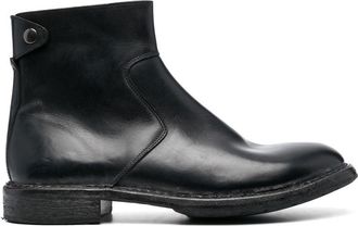 Moma leather ankle boots - men - Calf Leather/Calf Leather/Calf Leather/Rubber - 40.5 - Black