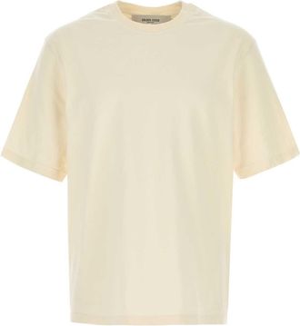 Golden Goose Deluxe Brand Cream Cotton T Shirt