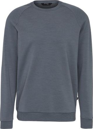Stoic MerinoFleece270 MMXX.Lulea Crew Merinopullover f&uuml;r Herren | blau/grau