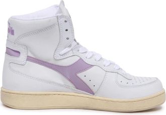 Diadora Stonewashed Basket Sneakers - Dames - Sneakers - Wit - 36 1/2 EU - Schoenen