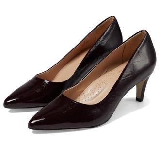 Marc Joseph New York Trinity PL Pumps Womens Wine Patent Leather Heel RHS589