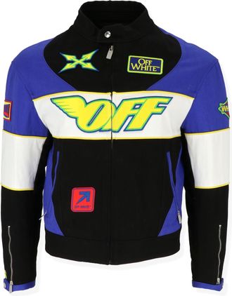 Off-white Off White Mens Black/Yellow Outerwear