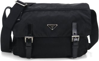 Prada Black Nylon Shoulder Bag (Pre-Owned)