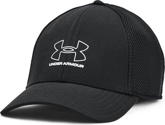 Under Armour Mens 2022 Iso-Chill Driver Mesh Golf Cap - Black - S/M