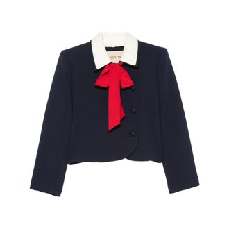 Valentino Outerwear Valentino - female - Valentino - Light Jackets - Blue - S - Jackets