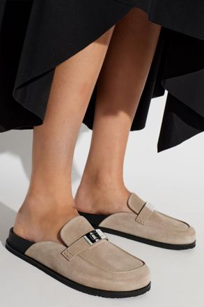 Tory Burch Leelee Shoes, Womens, Beige