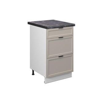 Vicco Mueble Bajo De Cocina Fame-line, Grisbeige, 50 Cm, Et Antracita, Vicco
